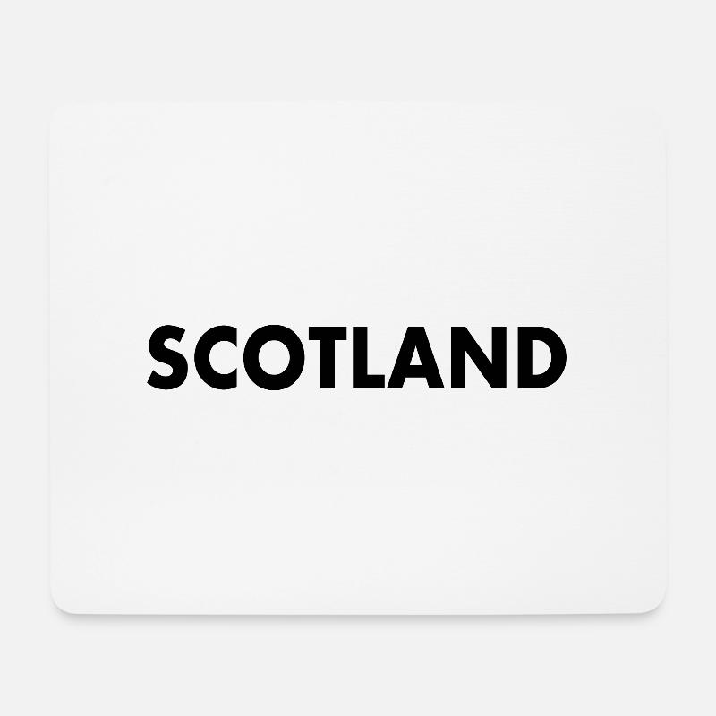 Schottland - Mousepad (Querformat) - Weiß