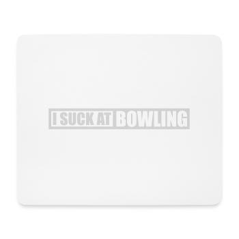 Je suis nul au bowling - Tapis de souris (format paysage) - blanc - Devant