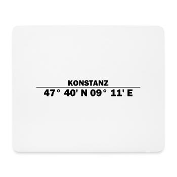 Constance coordinates - Mouse Pad (horizontal) - white - Front