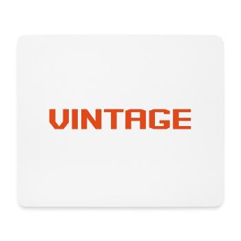 Vintage - Tapis de souris (format paysage) - blanc - Devant
