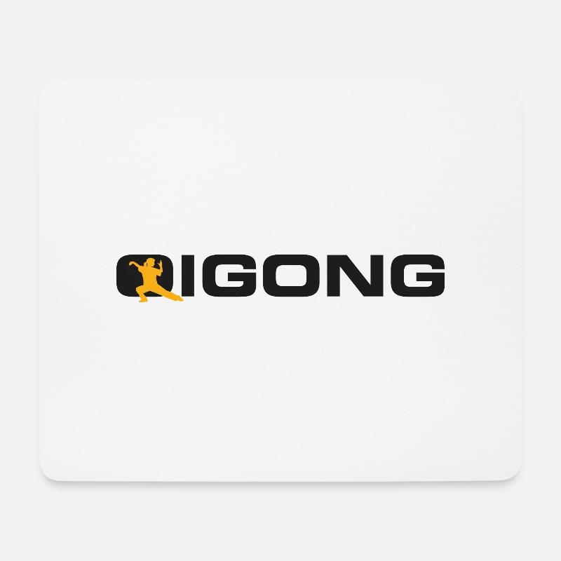 Qigong move - Mousepad (Querformat) - Weiß