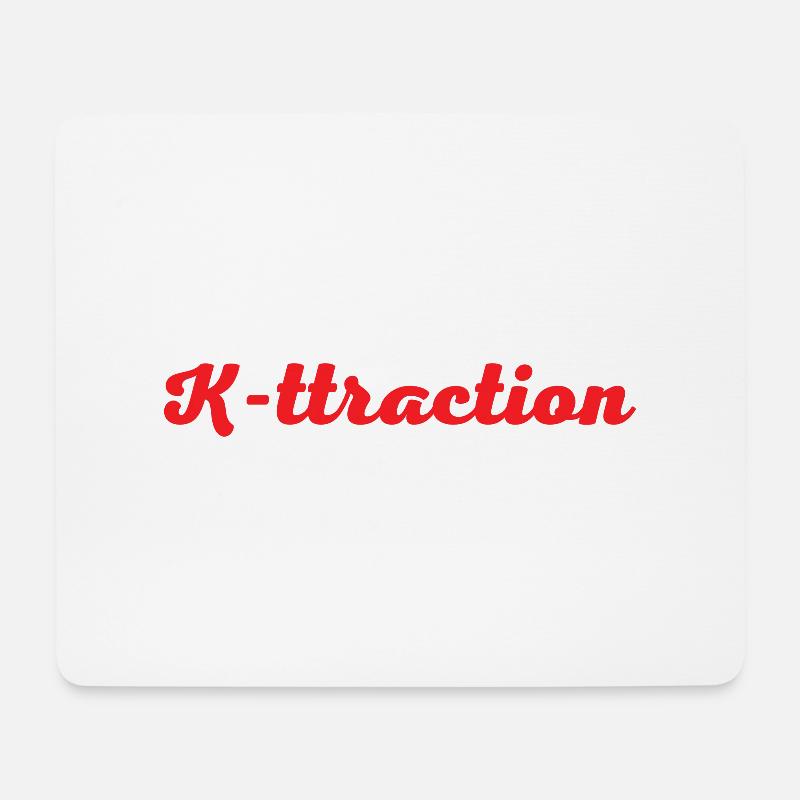 K-ttraction Designed for you - Mousepad (Querformat) - Weiß