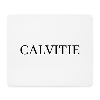 Calvitie - Tapis de souris (format paysage) - blanc - Devant