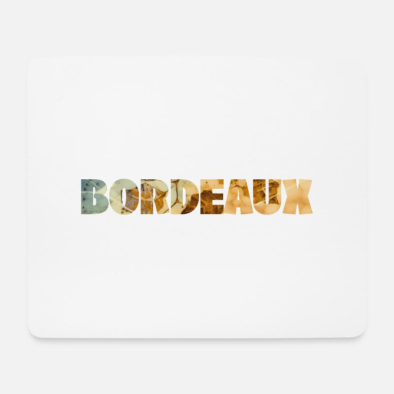 BORDEAUX COLORFUL - Mouse Pad (horizontal) - white