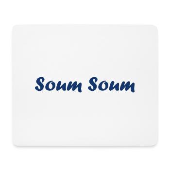 soum soum - Tapis de souris (format paysage) - blanc - Devant