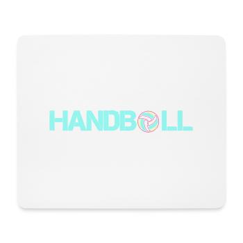 handball - Tapis de souris (format paysage) - blanc - Devant