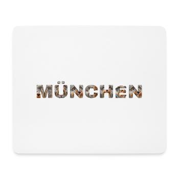 München Hund - Mousepad (Querformat) - Weiß - Vorne