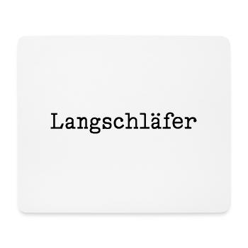 Schlafen Bett Entspannung relaxen - Mousepad (Querformat) - Weiß - Vorne