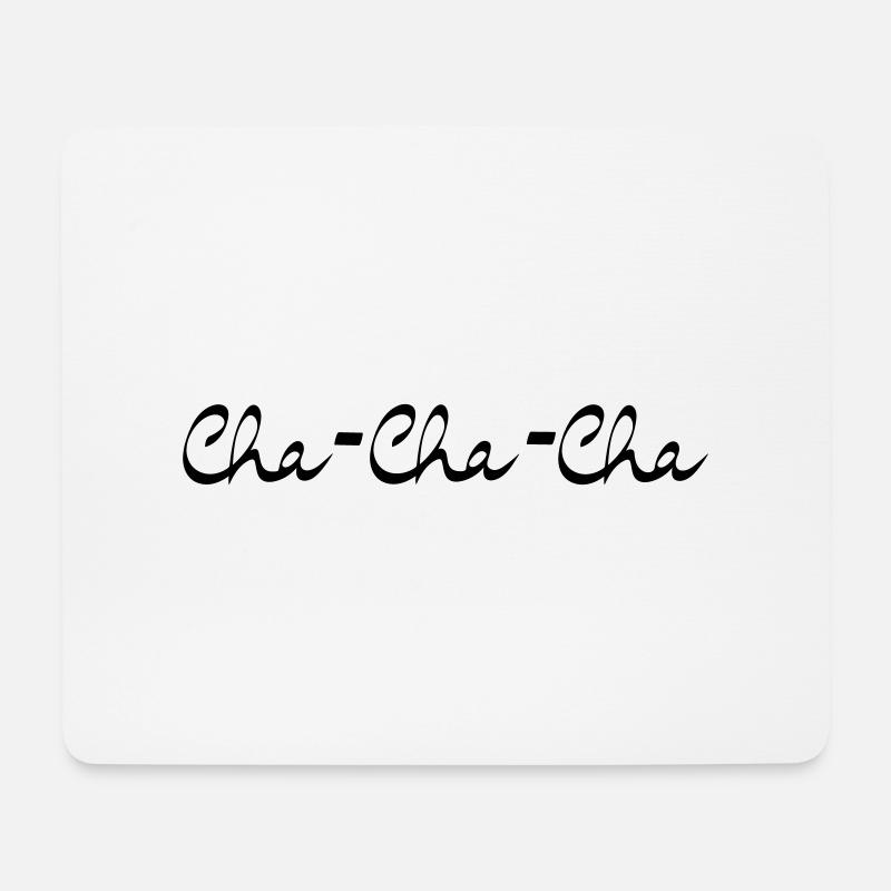 Cha-Cha-Cha Dance Latein Tanz - Mousepad (Querformat) - Weiß