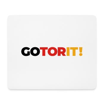 Équipes sportives allemandes - Go Tor It ! - Tapis de souris (format paysage) - blanc - Devant