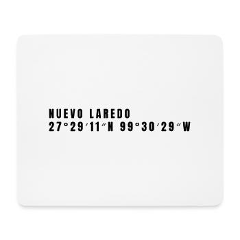 Tamaulipas Mexiko Koordinaten - Mousepad (Querformat) - Weiß - Vorne