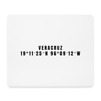 Veracruz Mexiko Koordinaten - Mousepad (Querformat) - Weiß - Vorne