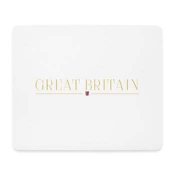 J’aime la Grande-Bretagne Royaume-Uni, T-shirt Style Design - Tapis de souris (format paysage) - blanc - Devant