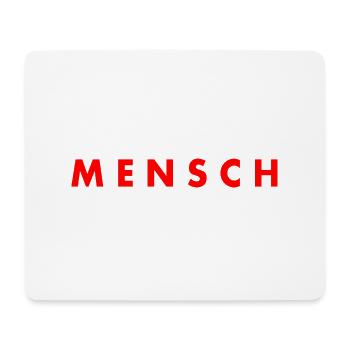 Mensch - Mousepad (Querformat) - Weiß - Vorne