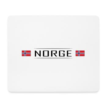 Norge Fahne Norwegen Skandinavien - Mousepad (Querformat) - Weiß - Vorne