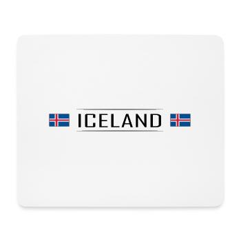 Islande Terre Islande Scandinavie Vacances - Tapis de souris (format paysage) - blanc - Devant