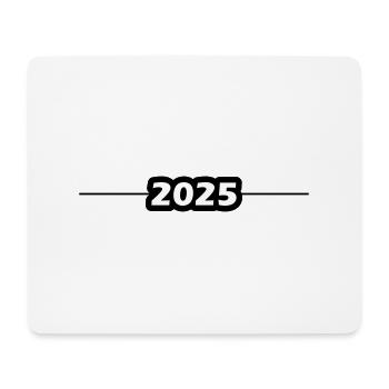 2025 year - Mouse Pad (horizontal) - white - Front