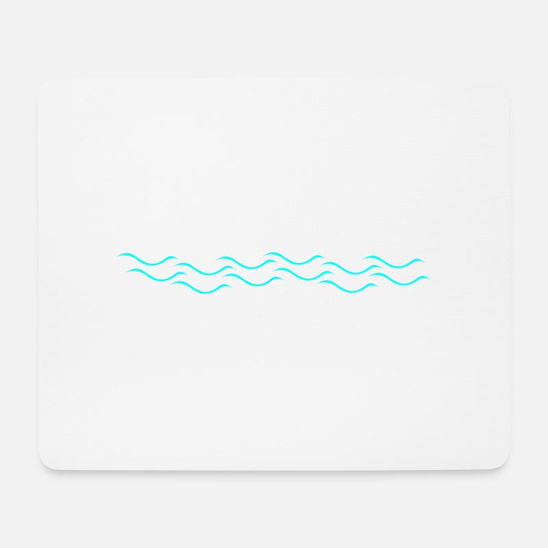 wasser - Mousepad (Querformat) - Weiß