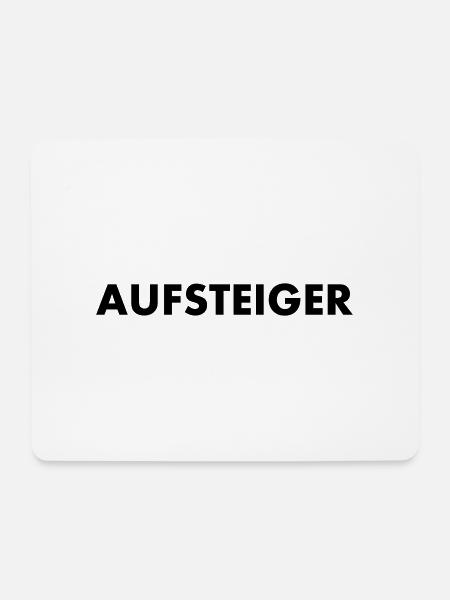 aufsteiger - Mousepad (Querformat) - Weiß