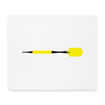Dart - Mousepad (Querformat) - Weiß - Vorne
