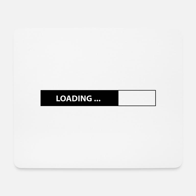 Loading - Mousepad (Querformat) - Weiß