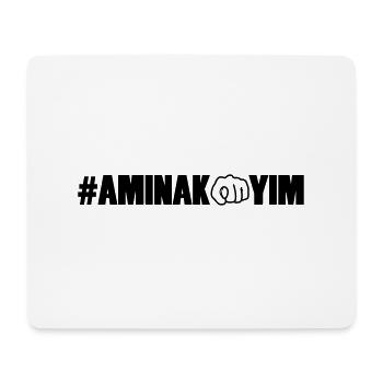 Aminakoyim - Tapis de souris (format paysage) - blanc - Devant