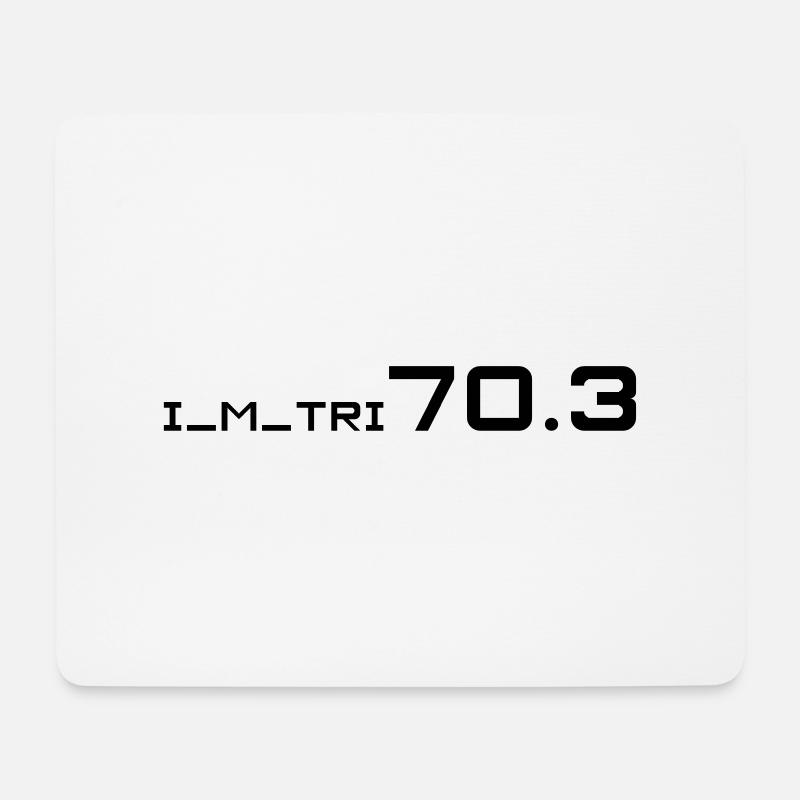 I_AM_TRI703 - Mousepad (Querformat) - Weiß