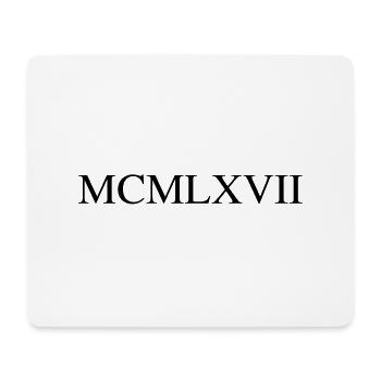 1967 - Mouse Pad (horizontal) - white - Front