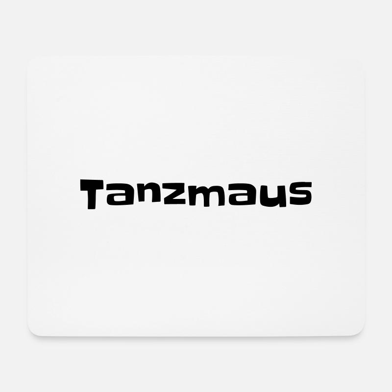 Tanzmaus - Mouse Pad (horizontal) - white