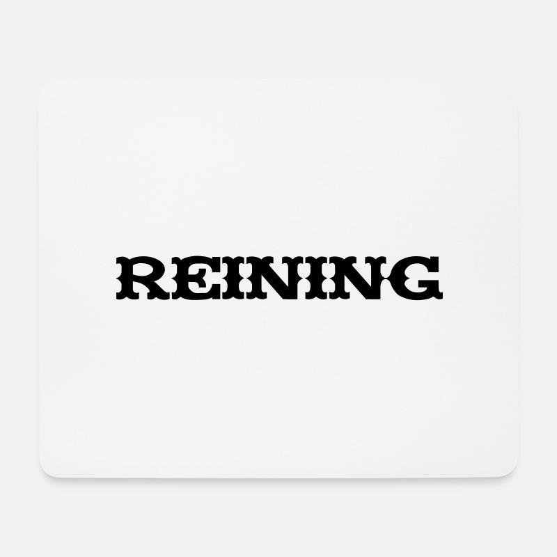 Reining - Mousepad (Querformat) - Weiß