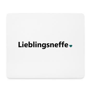 Lieblingsneffe bester Neffe Welt Spruch Geschenk - Mousepad (Querformat) - Weiß - Vorne