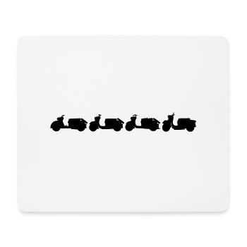 IWL Pitty+Wiesel+Berlin+Troll - Mousepad (Querformat) - Weiß - Vorne