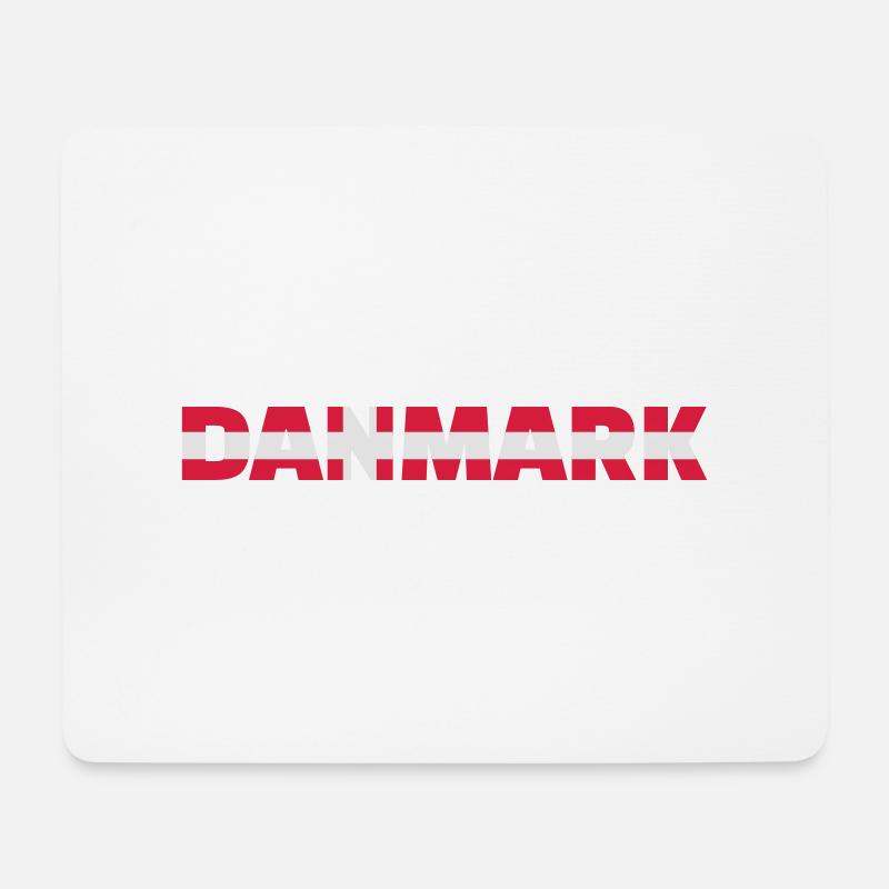 Dänemark - Mousepad (Querformat) - Weiß