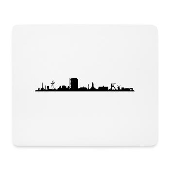 Skyline - Oberhausen - Mousepad (Querformat) - Weiß - Vorne