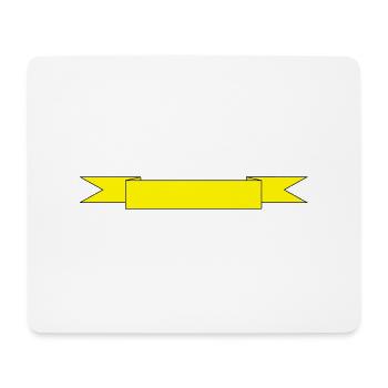 Banner (cheap!) - Tapis de souris (format paysage) - blanc - Devant