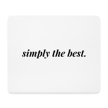 TOUT SIMPLEMENT LE MEILLEUR - Classiques du design, nouvelles versions. - Tapis de souris (format paysage) - blanc - Devant