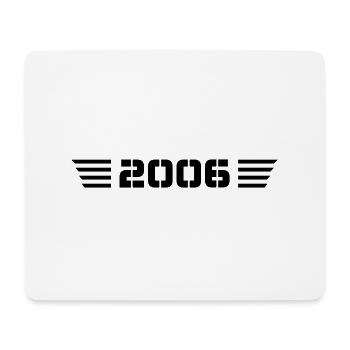 Geburtsjahr Geburtstag Born In - Made in 2006 - Mousepad (Querformat) - Weiß - Vorne