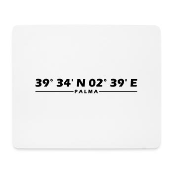 Palma Coordinates - Mouse Pad (horizontal) - white - Front