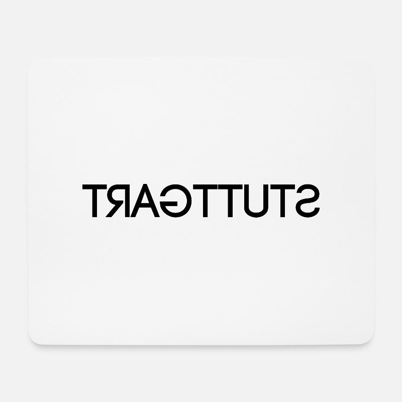 Stuttgart - Baden Württemberg - Landeshauptstadt - Mousepad (Querformat) - Weiß