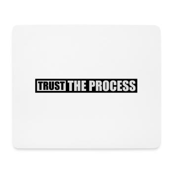 trust the process Zitat - Mousepad (Querformat) - Weiß - Vorne