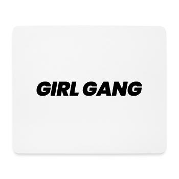 Girl Gang - Mouse Pad (horizontal) - white - Front