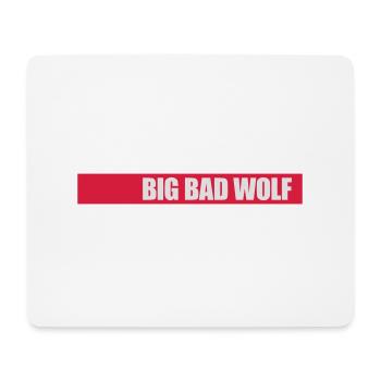 big bad wolf quote - Mouse Pad (horizontal) - white - Front