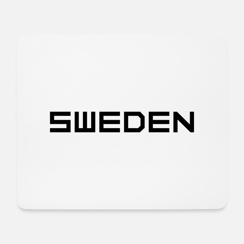 Schweden - Mousepad (Querformat) - Weiß