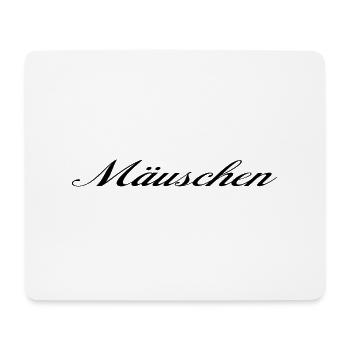 Mäuschen - Tapis de souris (format paysage) - blanc - Devant