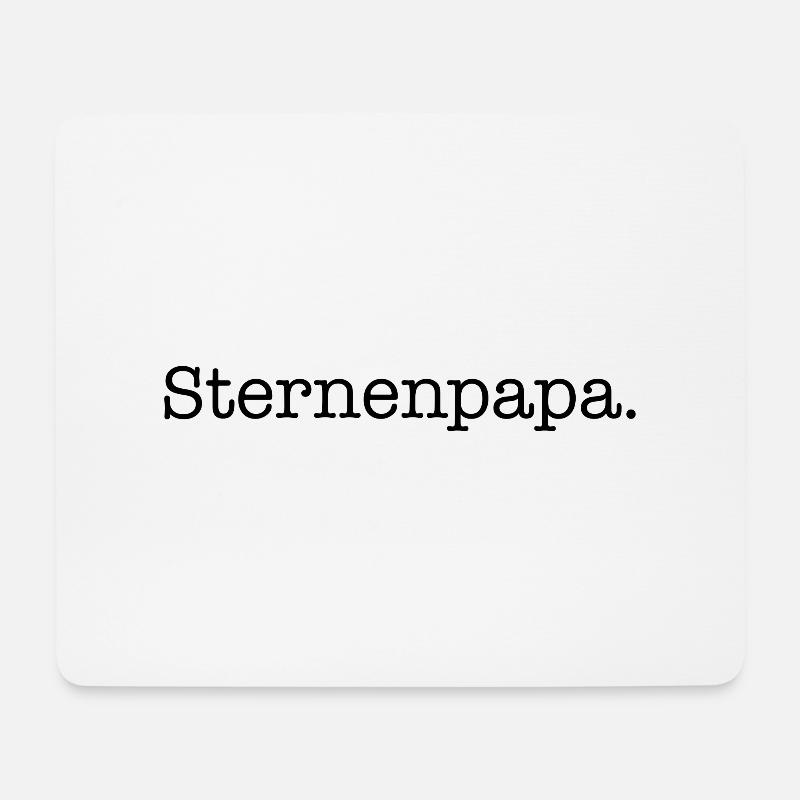 Sternenpapa - Mousepad (Querformat) - Weiß