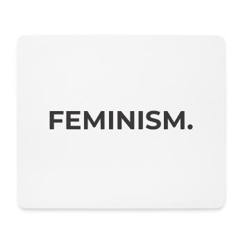 Féminisme - Tapis de souris (format paysage) - blanc - Devant