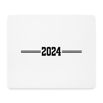 2024 - Mousepad (Querformat) - Weiß - Vorne