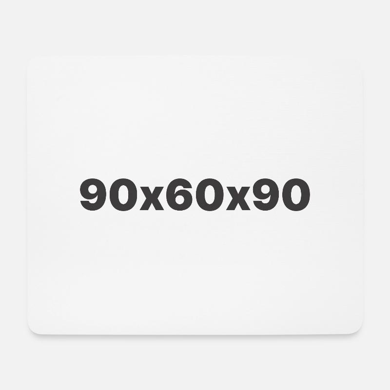 90х60х90 - Mouse Pad (horizontal) - white
