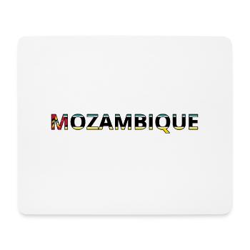 Drapeau mozamnique - Tapis de souris (format paysage) - blanc - Devant