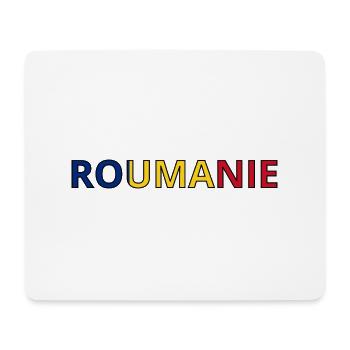 Flag of Romania - Mouse Pad (horizontal) - white - Front